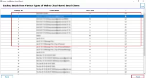 Preview the mailbox data and click Next.
