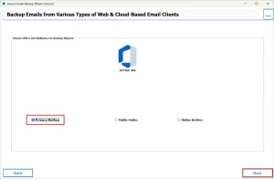 select the desired Office 365 mailboxes.