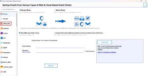 Open the Aryson Email Backup Wizard >> choose Office 365