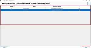 select the user and click Next.