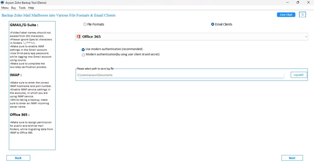 choose office 365