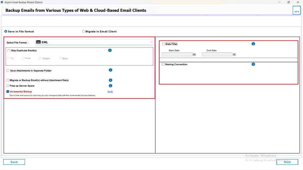 Use the additional features.
