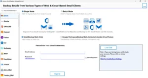 Install the Yahoo Backup Tool.