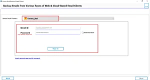 select Yandex Mail.
